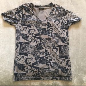 Star Wars | Comic V-Neck Shirt | Size Medium